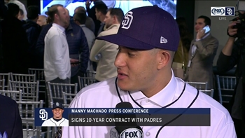 When will Manny Machado take the field for Padres?