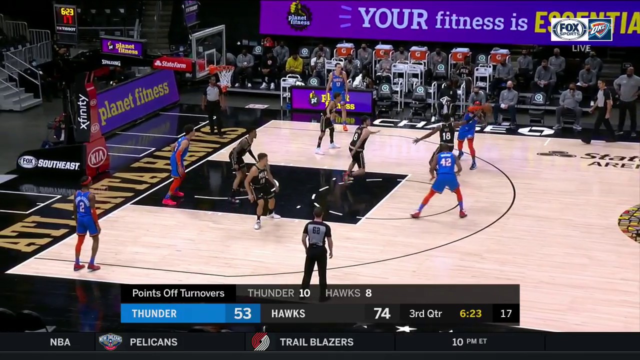 HIGHLIGHTS: SGA Hits the Tough Stepback 3