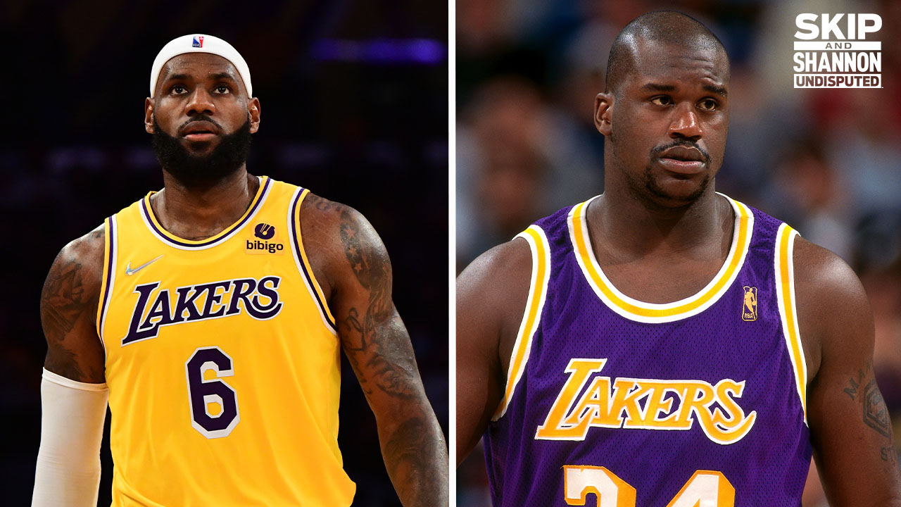 Skip Bayless reacts to Shaq's comments on how LeBron getting the scoring record would make him the GOAT I UNDISPUTED
