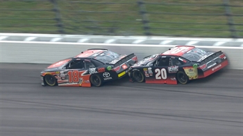 Christopher Bell pulls off a slide job on Erik Jones to win at Kansas | 2017 NASCAR XFINITY SERIES