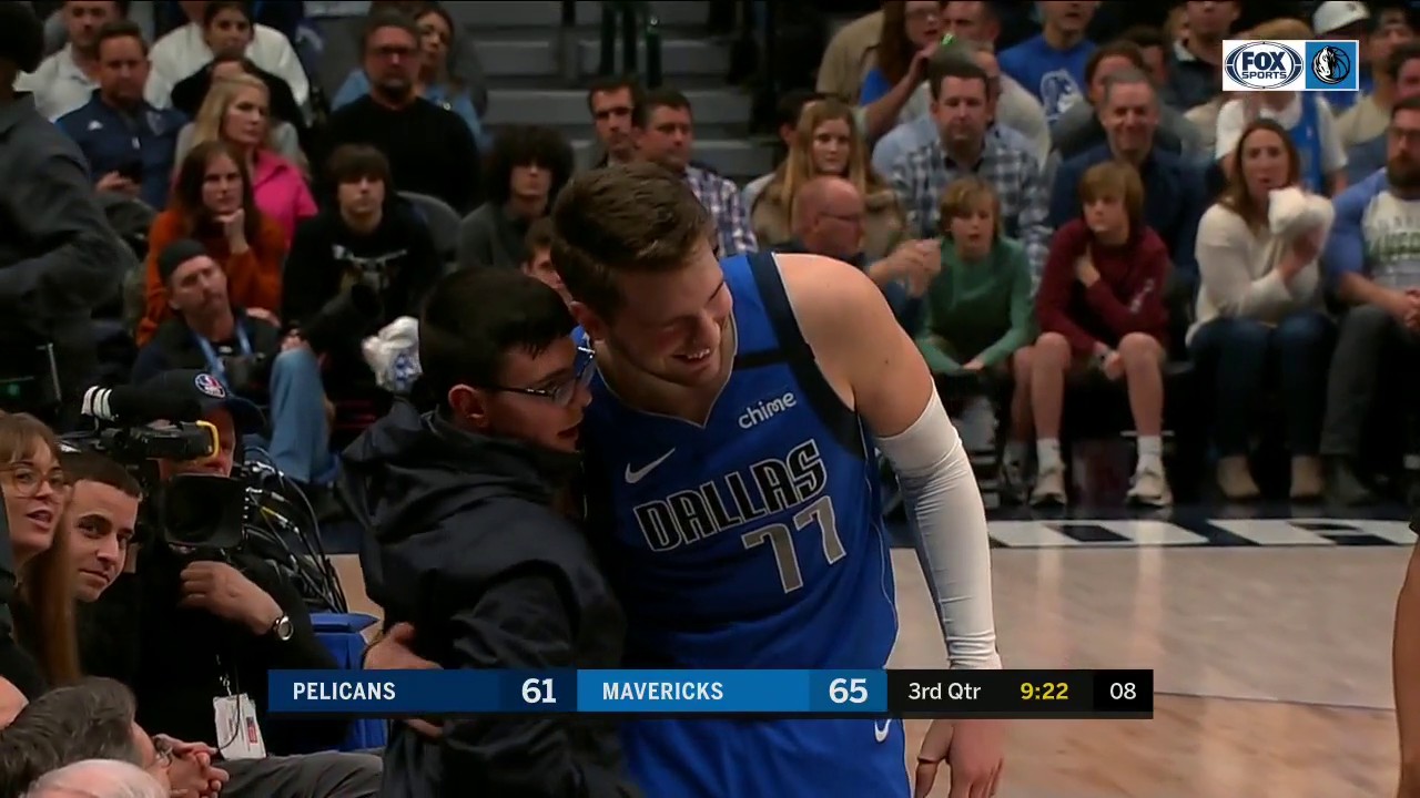 HIGHLIGHTS: Luka Doncic Hugs A Fanricks