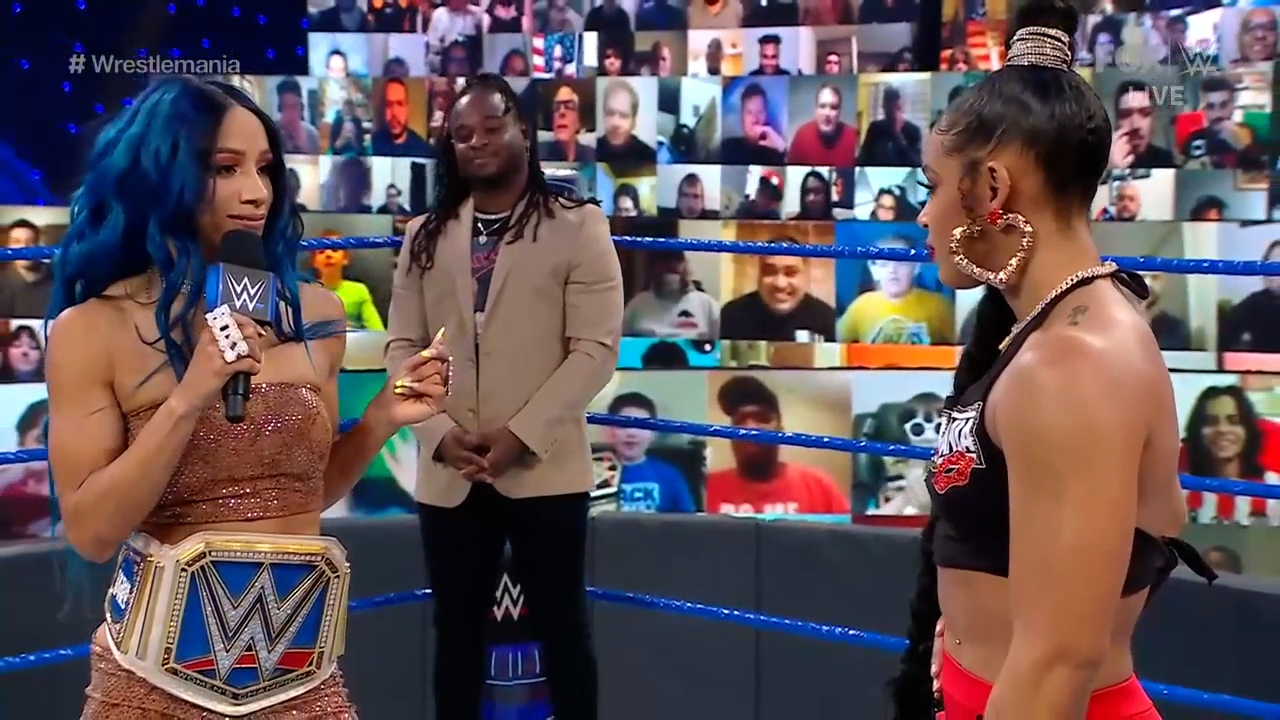 Bianca Belair chooses WWE Champion Sasha Banks to headline WrestleMania