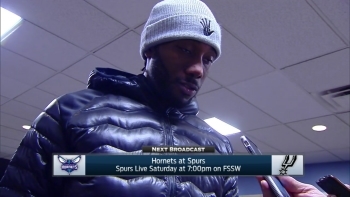 Kawhi Leonard on 'staying positive' in win