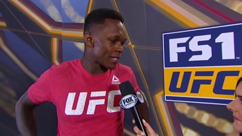 Israel Adesanya talks to Megan Olivi | INTERVIEW | WEIGH-INS | UFC on FOX