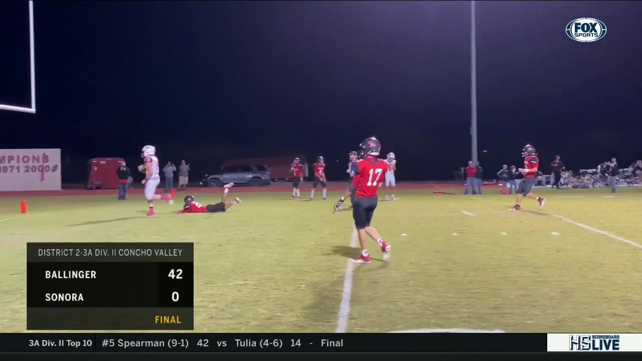 HIGHLIGHTS: Ballinger vs Sonora | High School Scoreboard Live