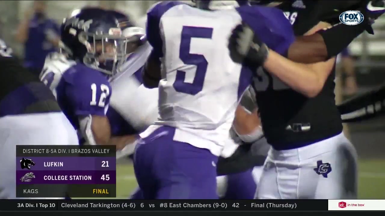 HIGHLIGHTS: College Station vs Lufkin | High School Scoreboard Live