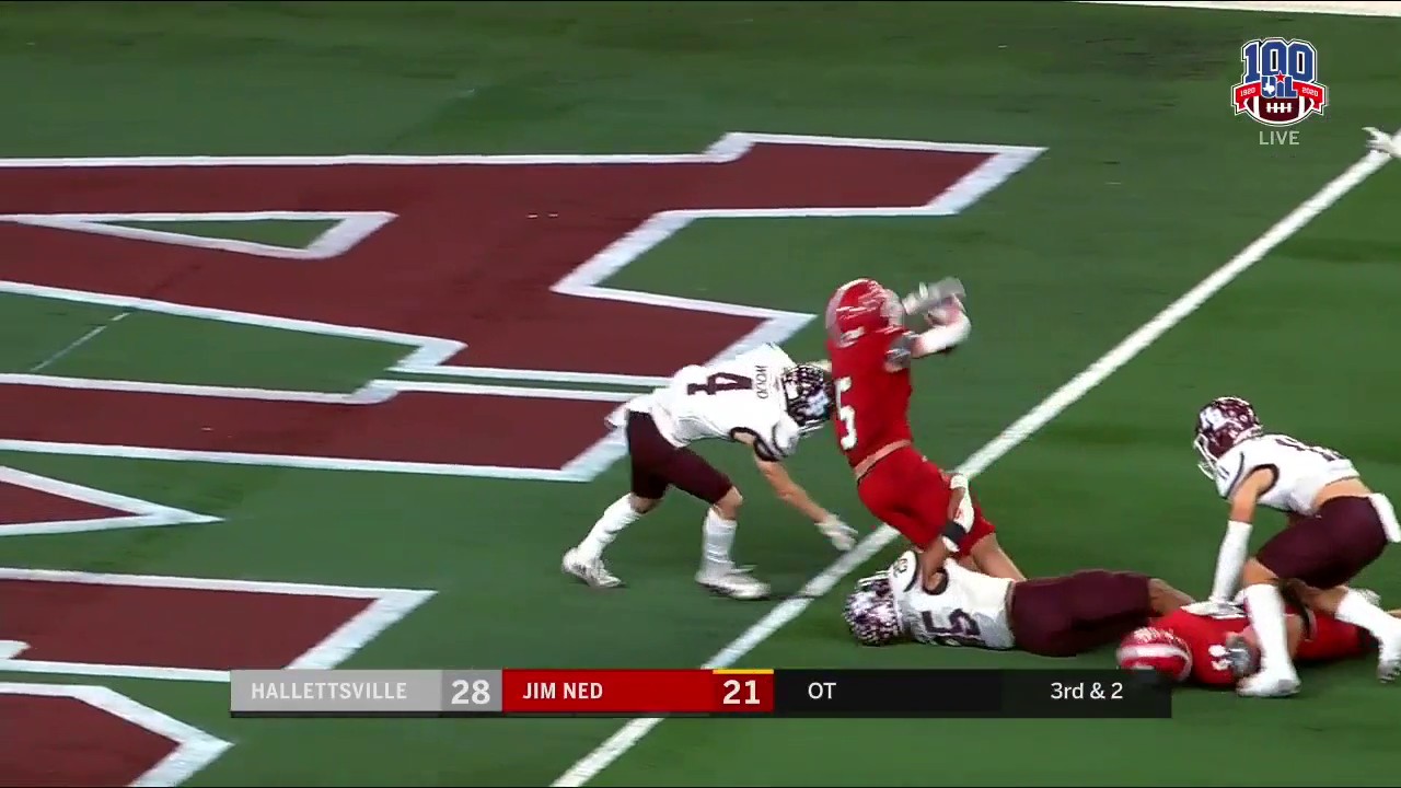 HIGHLIGHTS: Jim Ned Answers with a TD Run in OT | UIL State Championship