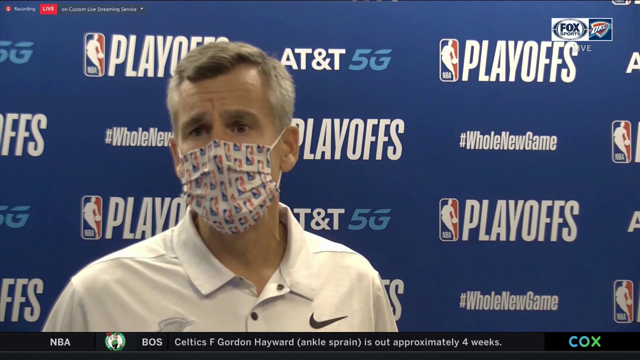Billy Donovan's Thoughts on the Game 1 Loss against Houston