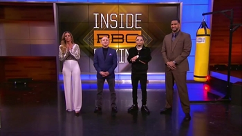 Gervonta Davis and Dominic Breazeale take their shot at the punching bag challenge