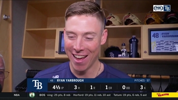 Rays LHP Ryan Yarbrough on dealing with a bloody nose in his season debut
