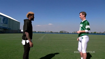 Odell Beckham Jr. catches Peanut M&M'S from Cooper Manning