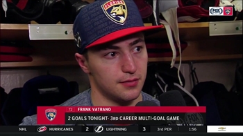 Panthers Frank Vatrano talks frustrating loss after netting 2 goals