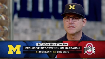 EXCLUSIVE: Jim Harbaugh discusses the state of his team ahead of Michigan vs. Ohio State