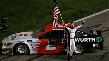 Brad Keselowski wins in overtime at Kansas