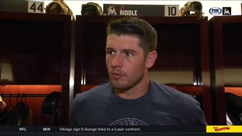 JT Riddle talks about his pinch-hit 2-run home run, red-hot bat