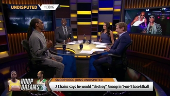 2 Chainz says he would destroy Snoop Dogg in basketball - Snoop fires back | UNDISPUTED