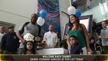 FOX Sports welcomes home the new champ