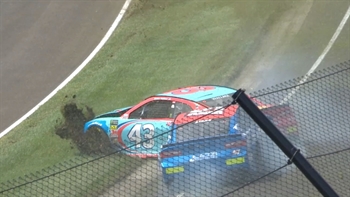 Bubba Wallace & David Starr involved in heavy wreck | 2018 INDIANAPOLIS