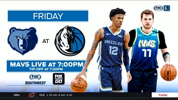 LOOK AHEAD: Memphis at Dallas | Mavs Live