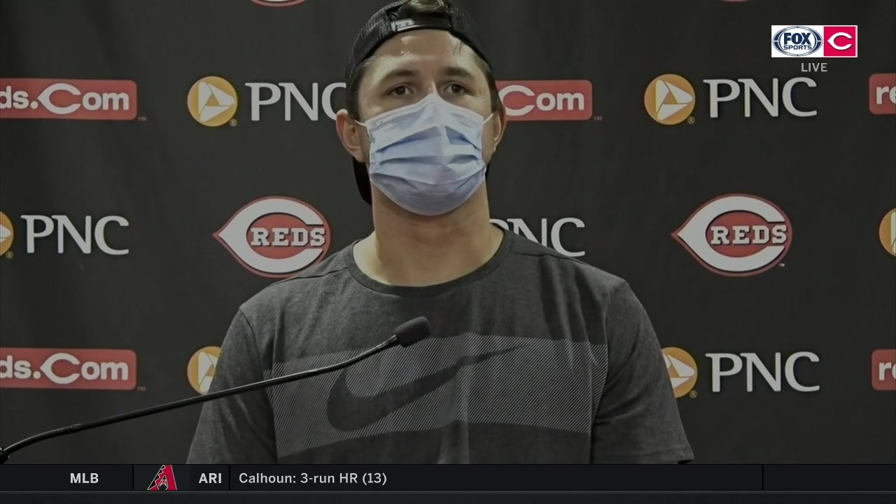 Tyler Mahle: It's a lot easier to pitch when you have a big lead like that