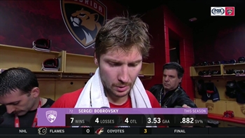 Sergei Bobrovsky breaks down keys to 4-3 win over Rangers