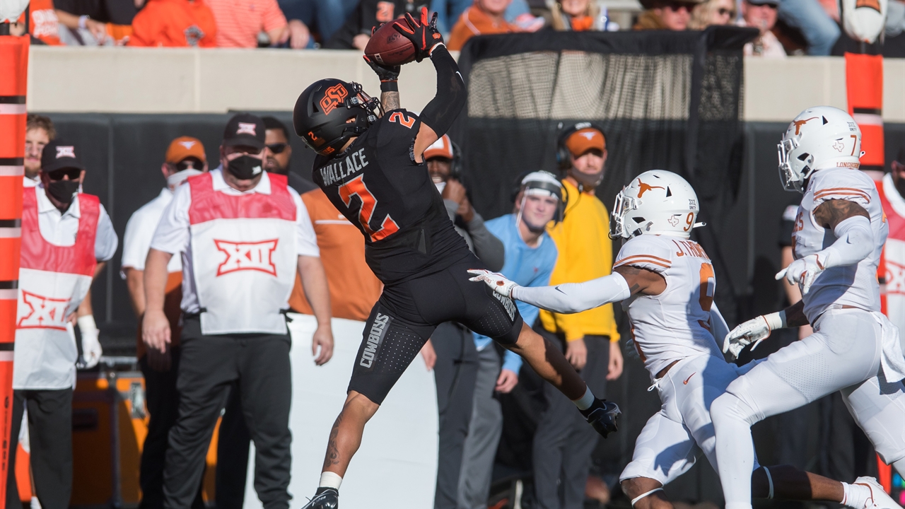 Tylan Wallace GOES OFF for 11 catches, 187 yards, two touchdowns in loss vs. Texas