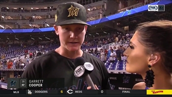 Garrett Cooper says he’s happy to be back and get the win