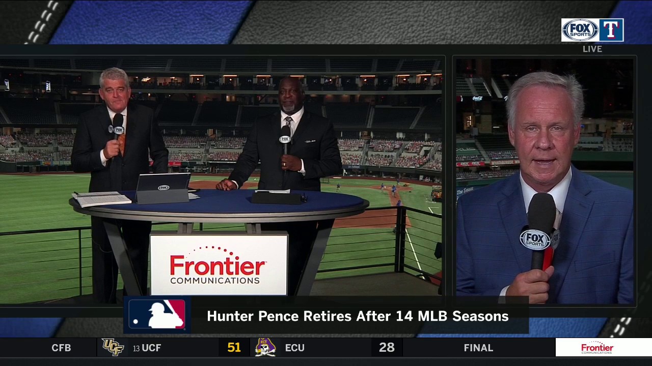 Hunter Pence Retires After 14 Seasons | Rangers Live