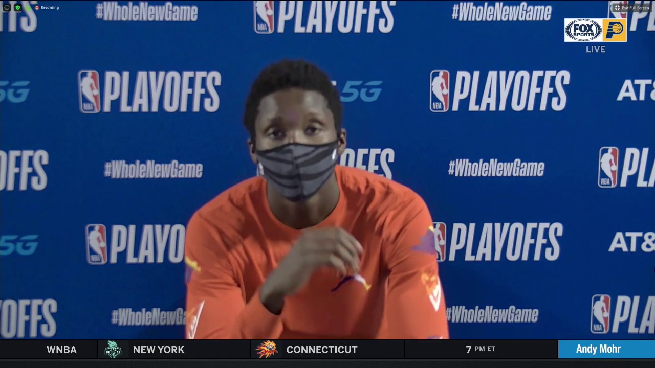 Oladipo on strong second half: 'We have to carry that into the next game'