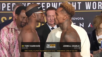 PBC on FOX | Charlo vs Harrison Weigh In