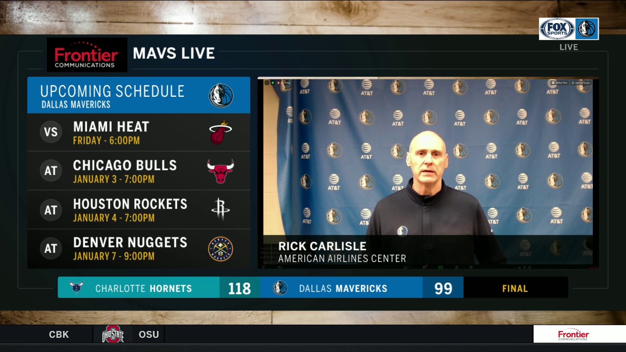 Rick Carlisle on the Dallas loss against Charlotte