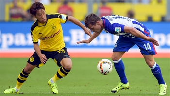 Borussia Dortmund vs. Hertha BSC Berlin - 2015–16 Bundesliga Highlights