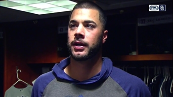 Joey Lucchesi struggled with fastball location in loss to Rox