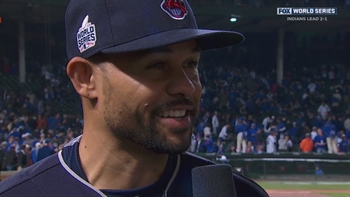 Coco Crisp speaks after knocking in lone run of World Series Game 3