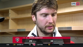 Sergei Bobrovsky on Panthers' 6-1 loss: 'We're gonna to fix it'