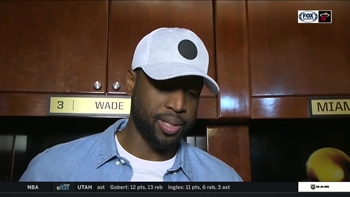 Dwyane Wade discusses how Heat took control after halftime, seeing David Fizdale & Chris Bosh