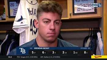 Brendan McKay reflects on start: ‘They made me pay for it’