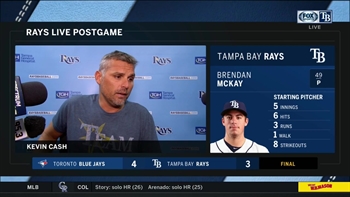 Kevin Cash: ‘Bats came alive there a little bit too late, tough loss’