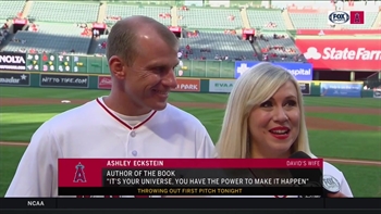 Angels legend David Eckstein reminisces about meeting his wife at the Big A