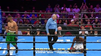 Jonathan Esquivel knocks down Justin Steave 3 times for 2nd round victory