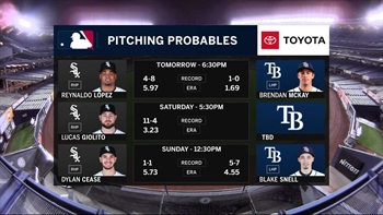 Rookie sensation Brendan McKay leads Rays into series vs. White Sox