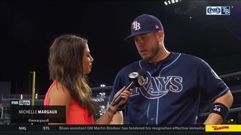 C.J. Cron breaks down his big night at the plate