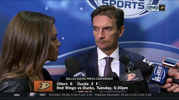 Ducks coach Dallas Eakins shares thoughts on 6-2 loss to Oilers