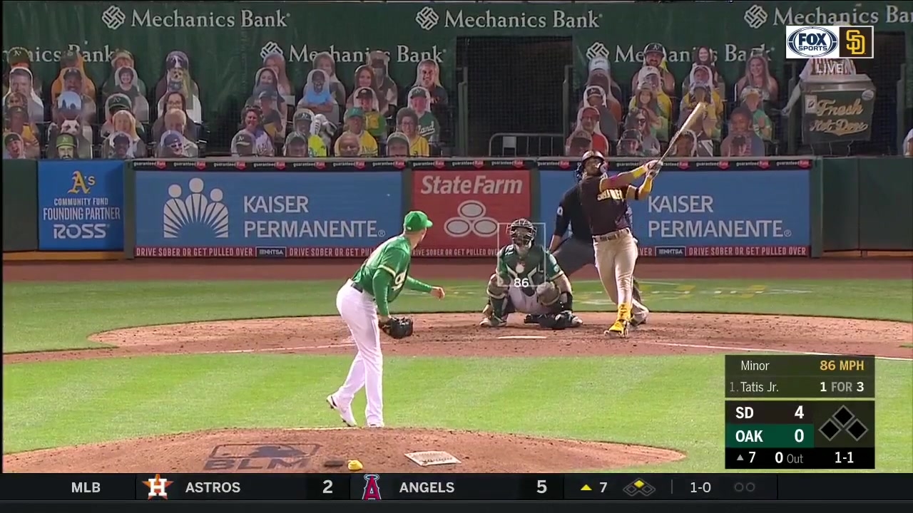 WATCH: Tatis, Machado hit back-to-back HRs in 7-0 win over OAK