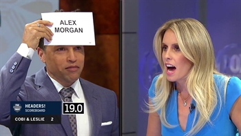 FOX Soccer Tonight™ crew plays Heads Up with famous international soccer players