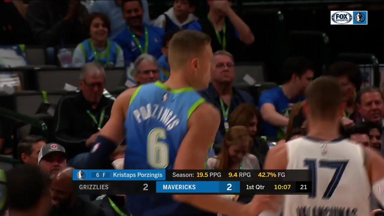 HIGHLIGHTS: Kristaps Porzingis with the THROWDOWN