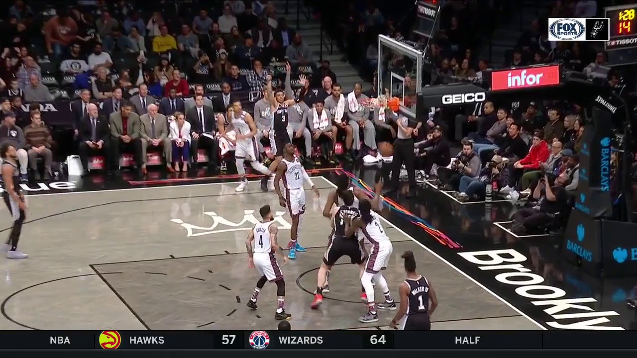 HIGHLIGHTS: Bryn Forbes for 3 in the 2nd