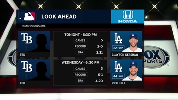 Rays welcome Dodgers to town for 2 games
