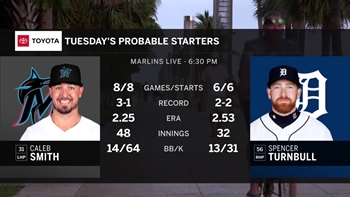 Marlins looking to run win streak to 4 as road trip begins Detroit