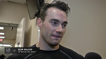 Sean Walker proud of himself ahead of NHL debut with LA Kings